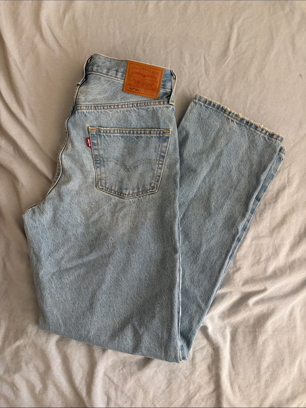 Levi's Light Blue Straight-Leg